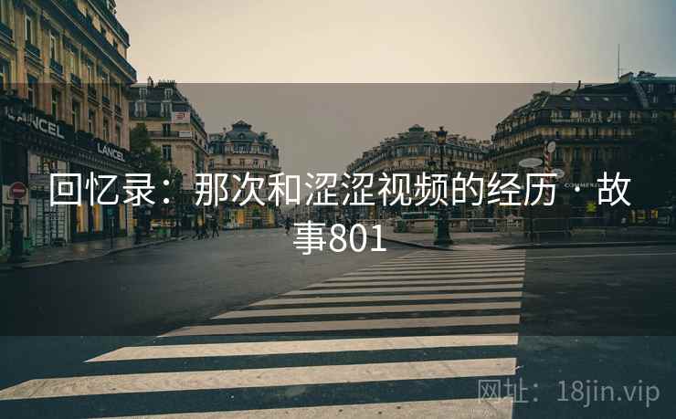 回忆录：那次和涩涩视频的经历 · 故事801